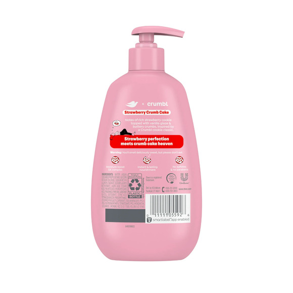 Dove Crumbl Moisturizing Liquid Hand Wash Strawberry Cookie, 12 oz (x2) - Picture 3 of 6